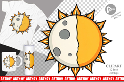 Sun and Moon Clipart Product Image 1
