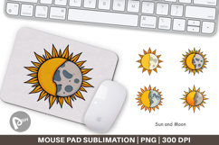Mouse Pad Sun and Moon Product Image 1