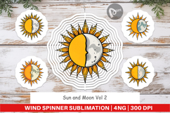 Wind Spinner Sun and Moon Product Image 1