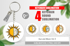 Keychain Sun and Moon Product Image 1