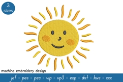 Sun embroidery file Product Image 1