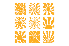 sun groovy set cartoon Product Image 1