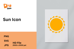 Sun Icon Product Image 1