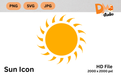 Sun Icon Product Image 1