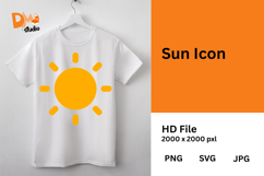 Sun Icon Product Image 1