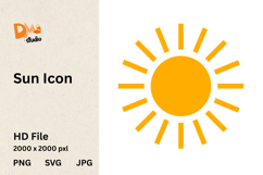 Sun Icon Product Image 1