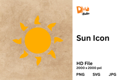 Sun Icon Product Image 1