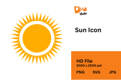 Sun Icon Product Image 1