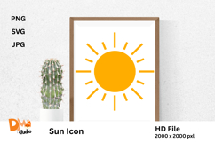 Sun Icon Product Image 1