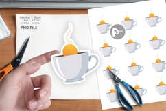 Teacup Sun Sticker Product Image 1