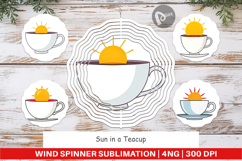 Wind Spinner Teacup Sun Product Image 1