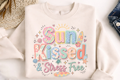 sun kissed png, stress free png, summer t shirt design, beach vacation png, coastal summer png, beach lover png, summer sublimation, sunshine quote png, beach vibes png, vacation shirt design