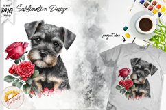 Valentine's Day Dog Breed Watercolor Sublimation Bundle PNG Product Image 7