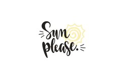 Sun Please SVG Cut File Product Image 1