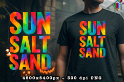 Sun Salt Sand Summer PNG File
