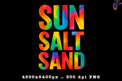 Sun Salt Sand Summer PNG File