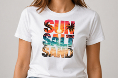Sun Salt Sand Vintage Beach Design Product Image 2