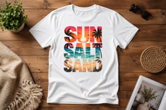 Sun Salt Sand Vintage Beach Design Product Image 3