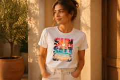 Sun Salt Sand Vintage Beach Design Product Image 4