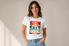 Sun Salt Sand Vintage Beach Design Product Image 6