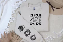 Let Your Light Shine SVG, God SVG Design, Faith SVG Product Image 3