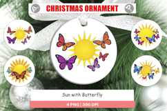 Ornament Sun with Butterfly Product Image 1