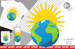 Sun and Earth Clipart Product Image 1
