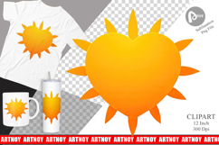 Heart Sun Clipart Product Image 1
