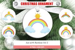 Ornament Sun and Rainbow Product Image 1