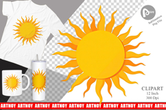 Spiral Sun Clipart Product Image 1