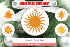 Ornament Spiral Sun Product Image 1