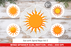 Wind Spinner Spiral Sun Product Image 1
