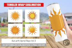 Tumbler Spiral Sun Product Image 1