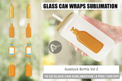 Glass Can Sunblock Bottle Product Image 1