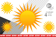 Sunburst Clipart Product Image 1