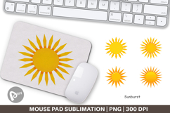 Mouse Pad Sunburst Product Image 1