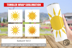 Tumbler Sunburst Product Image 1