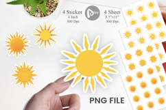 Sunburst Sticker Product Image 1