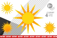Sunburst Clipart Product Image 1