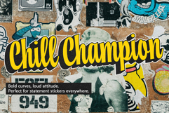 Sunday Chatt Confident Playful Display Script Product Image 2