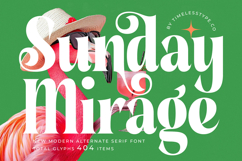 Sunday Mirage - Modern Alternate Serif Font Product Image 1