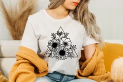 Flower Svg Design, Sunflower Svg, Flower Bouquet Svg. Product Image 2