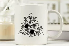Flower Svg Design, Sunflower Svg, Flower Bouquet Svg. Product Image 5