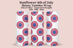sunflower 4th of july skinny tumbler sublimation design for 20oz and 30oz skinny tumbler sublimation wrap