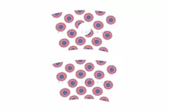 sunflower 4th of july starbucks 24oz cold cup wrap svg presized template for tumbler venti suitable for cricut and silhouette