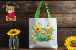 Floral Traveler Clipart set Product Image 3