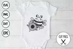bee svg, sunflower svg