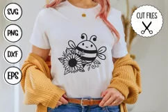 bee svg, sunflower svg
