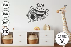 bee svg, sunflower svg