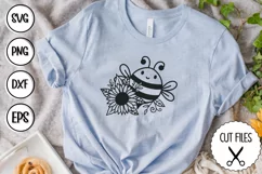 bee svg, sunflower svg